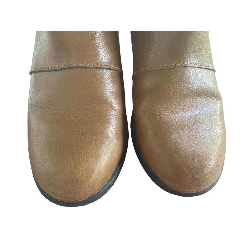 SOREL Kids Joan of Arctic Wedge II Chelsea Boots Tan Leather Size 1 Waterproof - Picture 6 of 7